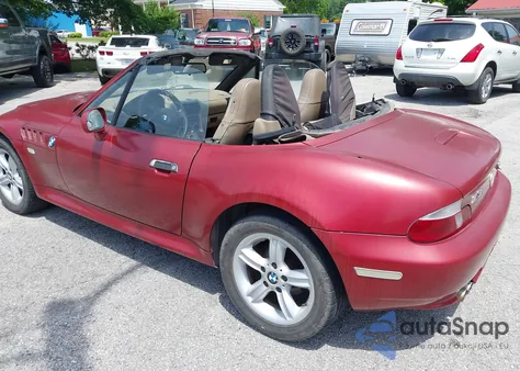 2002 BMW Z3 2.5I z USA, uszkodzony, nr VIN 4USCN33472LM06416